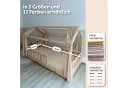 lilimaus Spannbettlaken Musselin Beige 100% Baumwolle Bild 5