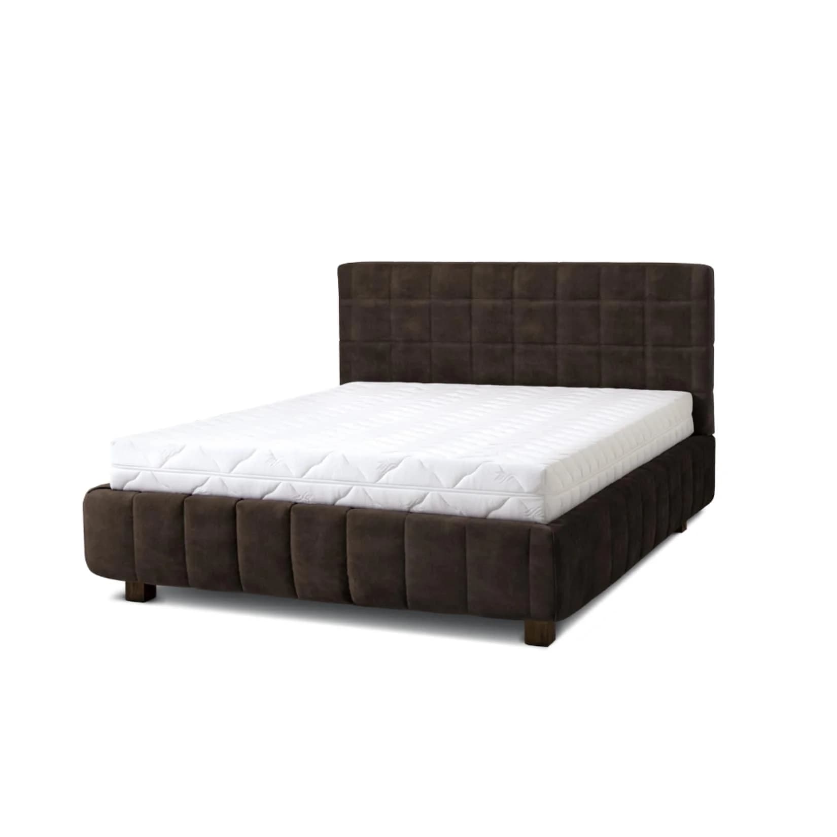 Marktkauf Polsterbett Quadro 160x200 Plüsch Chocolate Modern