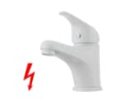 Tuganna Waschtischarmatur Amsterdam Niederdruck Wasserhahn Bad Armatur Weiß Bild 1