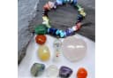 Steinfixx® Edelstein Chakra Set Selbstheilung mit Splitterarmband Bild 5