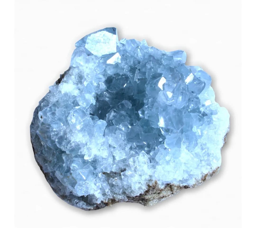 Steinfixx® Coelestin Kristall 50-100g Blau Madagaskar - Bild 2