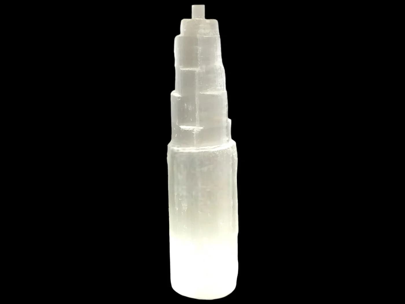 Steinfixx® Selenit Monolith Dekofigur Weiß 20 cm - Bild 2