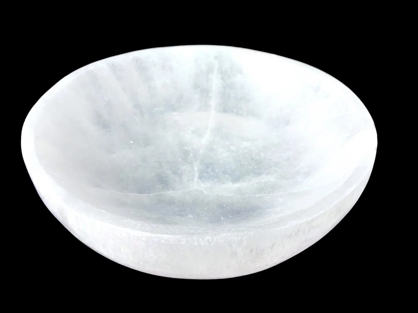 Steinfixx® Selenit Dekoschale 10cm Weiß - Kristall Ladeschale - Bild 2
