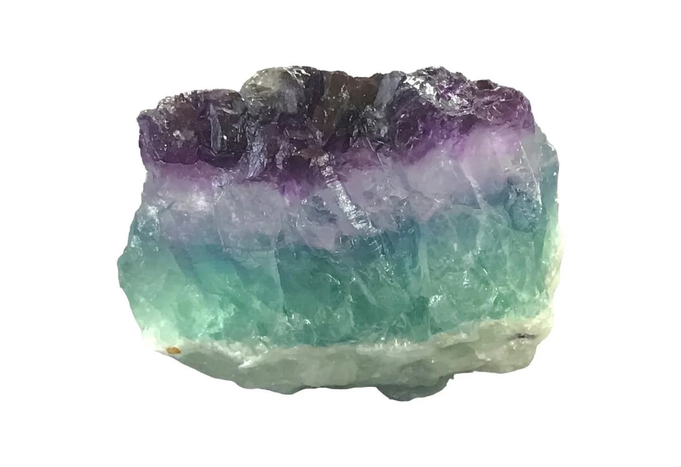 Steinfixx® Regenbogenfluorit Rohsteine 300g Bunt Grün Violett - Bild 2