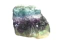 Steinfixx® Regenbogenfluorit Rohsteine 300g Bunt Grün Violett Bild 5