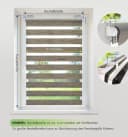 Rikmani Doppelrollo Klemmfix Braun Grau Bild 1