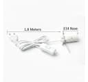 Landster Ersatzkabel Salzlampe E14 mit Schalter 1,8m Bild 3