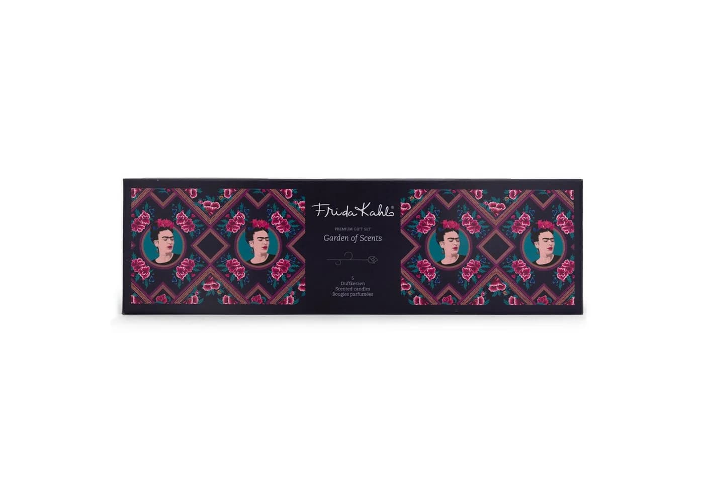 Frida Kahlo Duftkerzen Geschenkset 5er Set Blumig-Sinnlich
