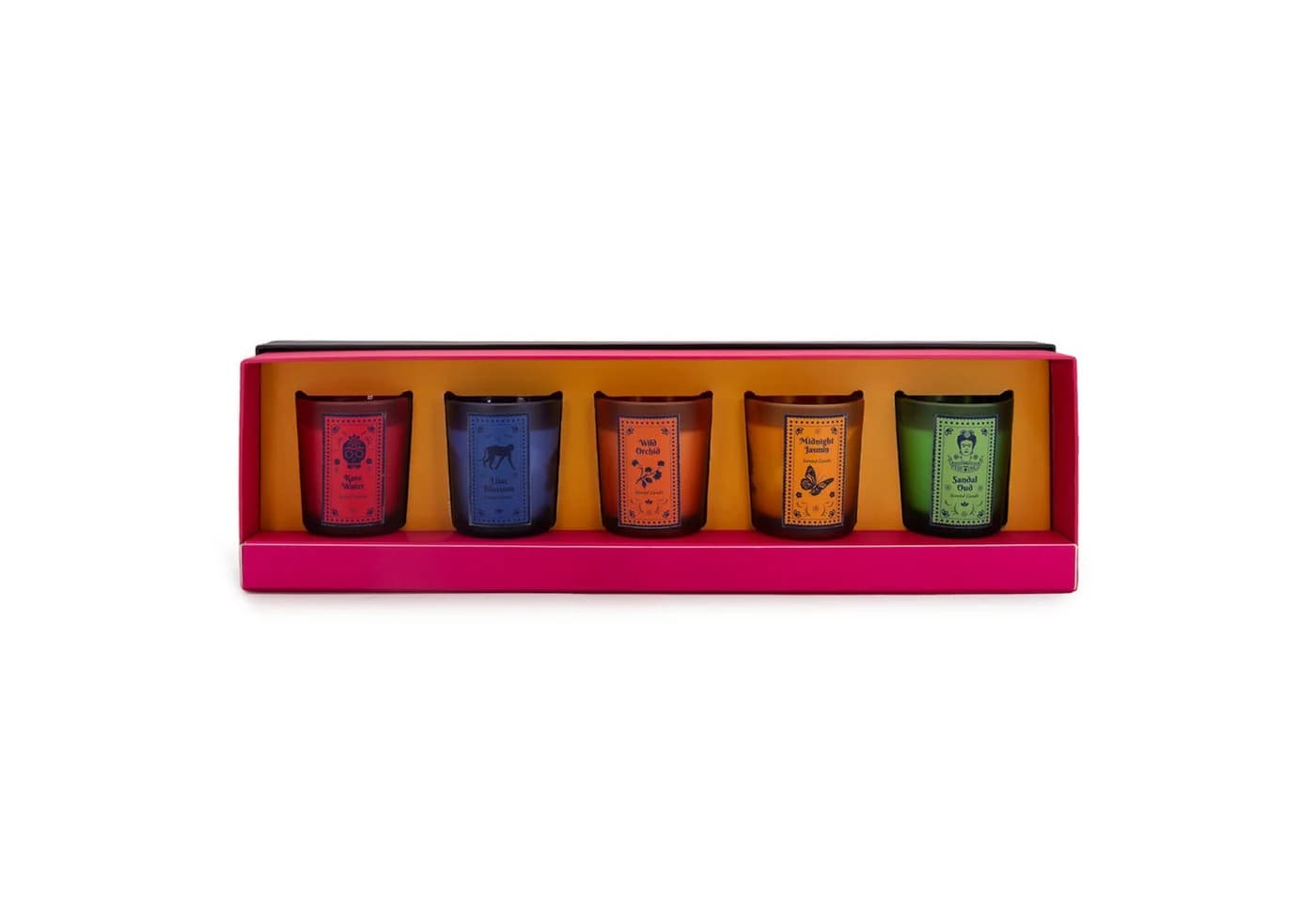 Frida Kahlo Duftkerzen Geschenkset 5er Set Blumig-Sinnlich - Bild 3
