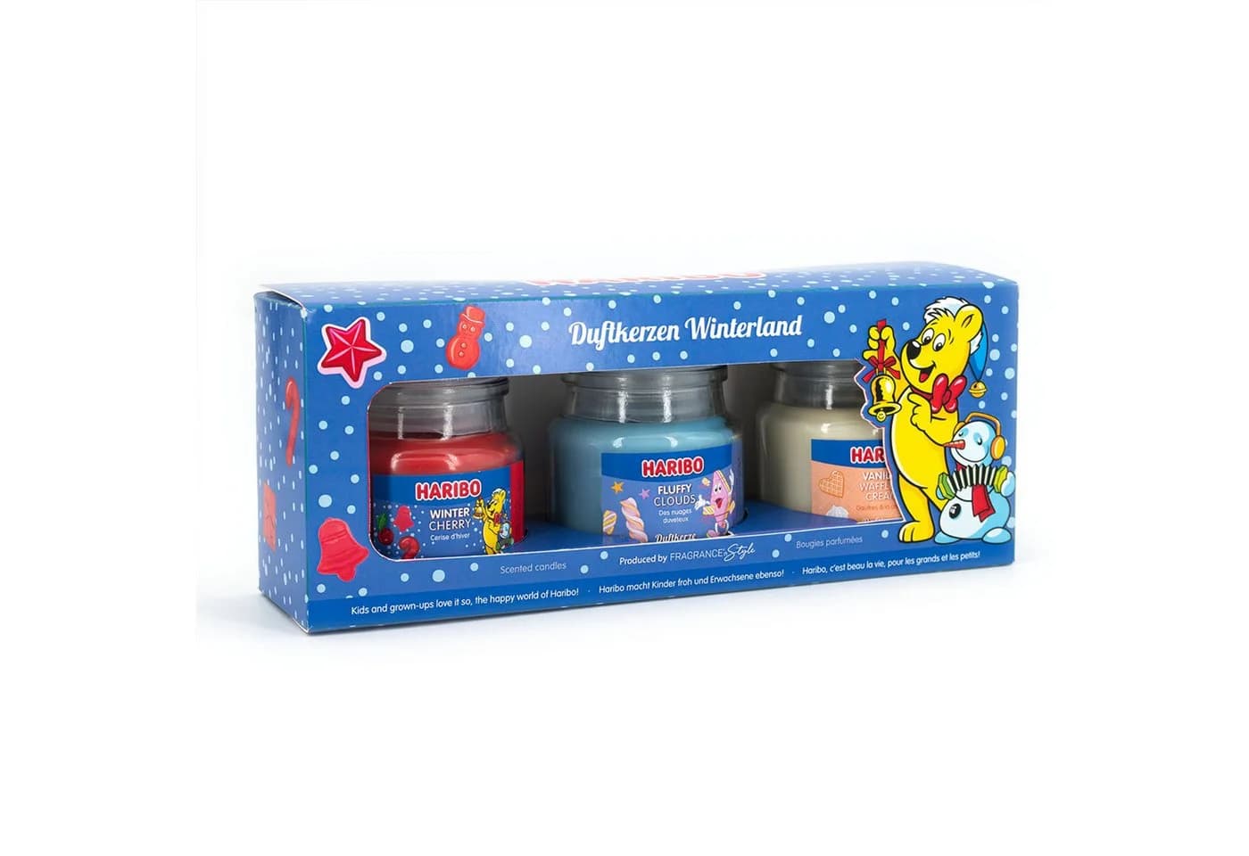Haribo Duftkerzen Geschenkset Winterland 3er Set - Bild 2