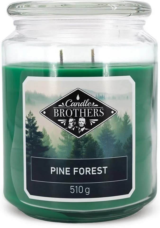 Candle Brothers Duftkerze Pine Forest Frischer Waldduft Grün - Bild 2
