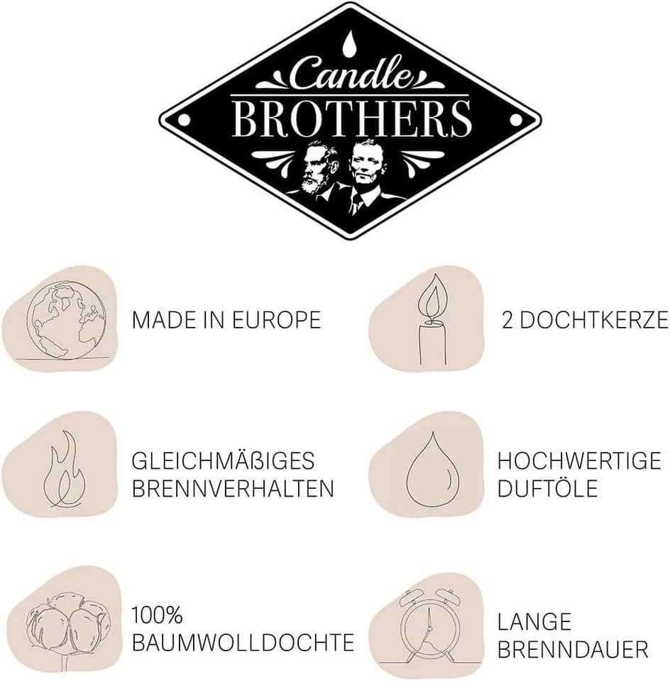Candle Brothers Duftkerze Pine Forest Frischer Waldduft Grün - Bild 5