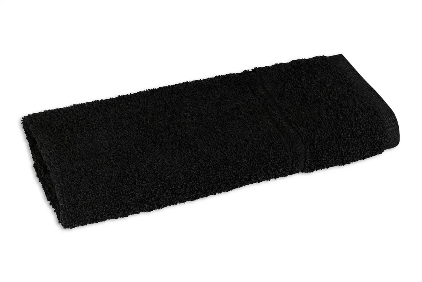 Aurora Objektwäsche Badetücher Rio 30x50cm - 450 g/m² Schwarz - Bild 2