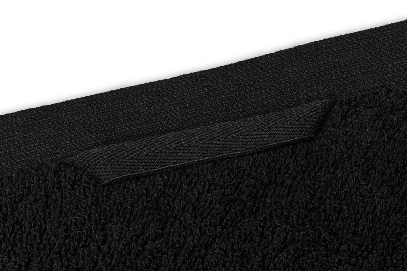 Aurora Objektwäsche Badetücher Rio 30x50cm - 450 g/m² Schwarz - Bild 3