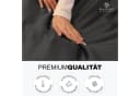 MAGANO Bettwäsche Set Grau Premiumqualität Hypoallergen Knitterarm Bild 3