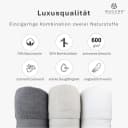 MAGANO Handtücher Set Bambus Baumwolle Luxusqualität 2-Stück 600g/m² Bild 4