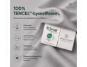 MAGANO Kissenbezug Grau 100% TENCEL™ Lyocell 400 TC Bild 5