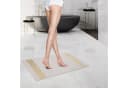 Belle Arti Badematte Mäander Schwarz/Weiß/Beige/Gold Baumwolle Bild 1