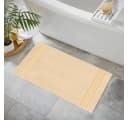 Belle Arti Badematte Mäander Schwarz/Weiß/Beige/Gold Baumwolle Bild 3