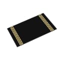 Belle Arti Badematte Mäander Schwarz Weiß Beige Gold Baumwolle Bild 2