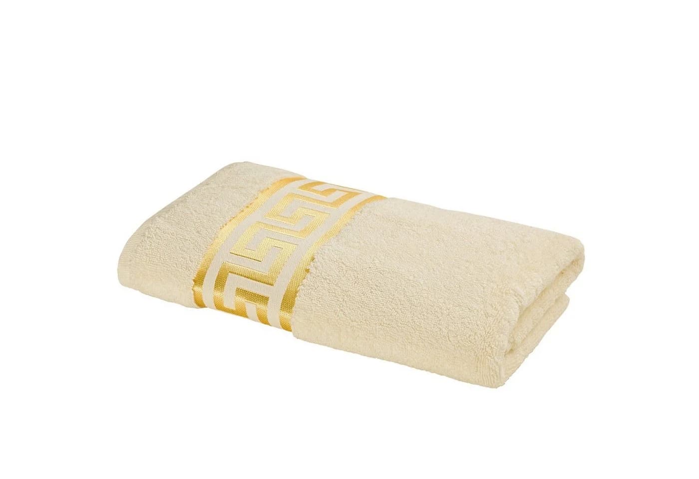 Belle Arti Handtücher Set 2-tlg. Mäander Design 100% Baumwolle Frottee