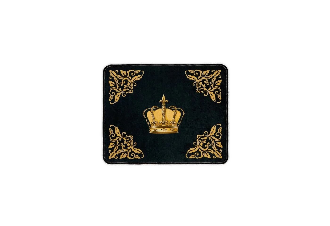 Belle Arti Badematte Schwarz Gold Löwe Krone Antirutsch - Bild 2