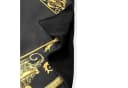 Belle Arti Luxus Sherpa-Decke mit Motiv Schwarz Gold Bild 1