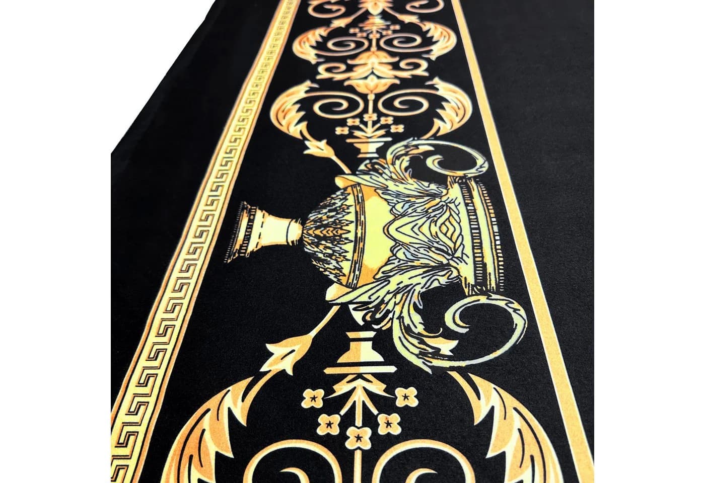 Belle Arti Luxus Sherpa-Decke mit Motiv Schwarz Gold - Bild 3