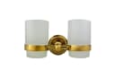 Belle Arti Zahnputzbecherhalter Verona 2er Set Gold Messing Bild 2
