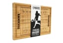 40YARDS Schneidebrett American Football Bambus Holz Saftrille Bild 2