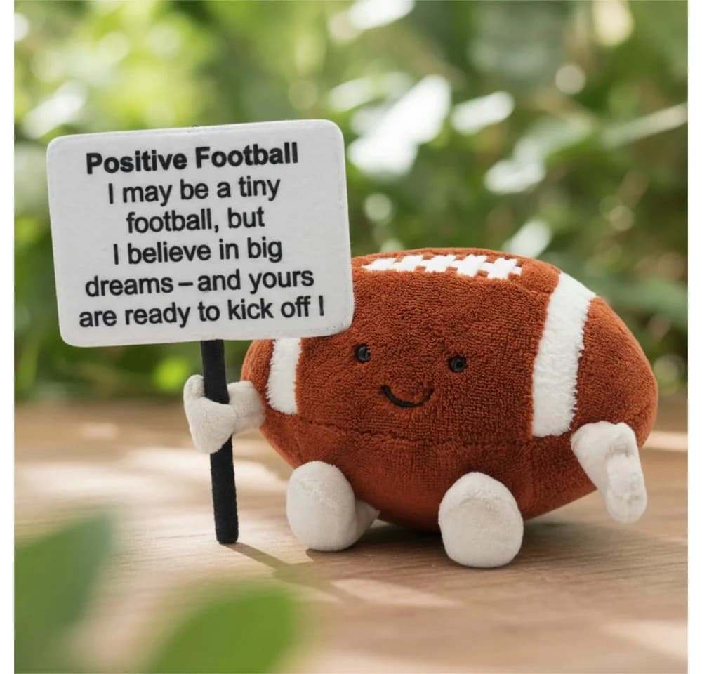 40YARDS Dekokissen American Football Motivationsgeschenk Plüsch - Bild 3