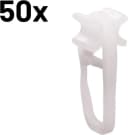 Deco-Raum Gardinengleiter X-Gleiter, 50 Stück, Weiß, für 6 mm Innenlaufschienen Bild 2
