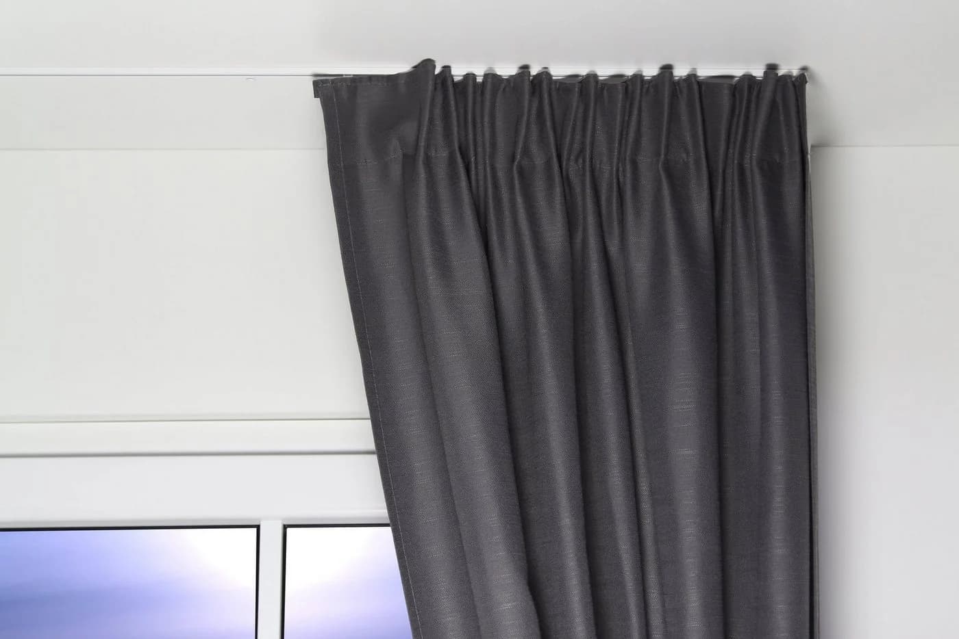 Deco-Raum Gardinenschiene Minimal Aluminium Weiß/Schwarz - Bild 5