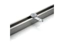 Deco-Raum Gardinenschiene Innenlauf Square Aluminium Silber Bild 5