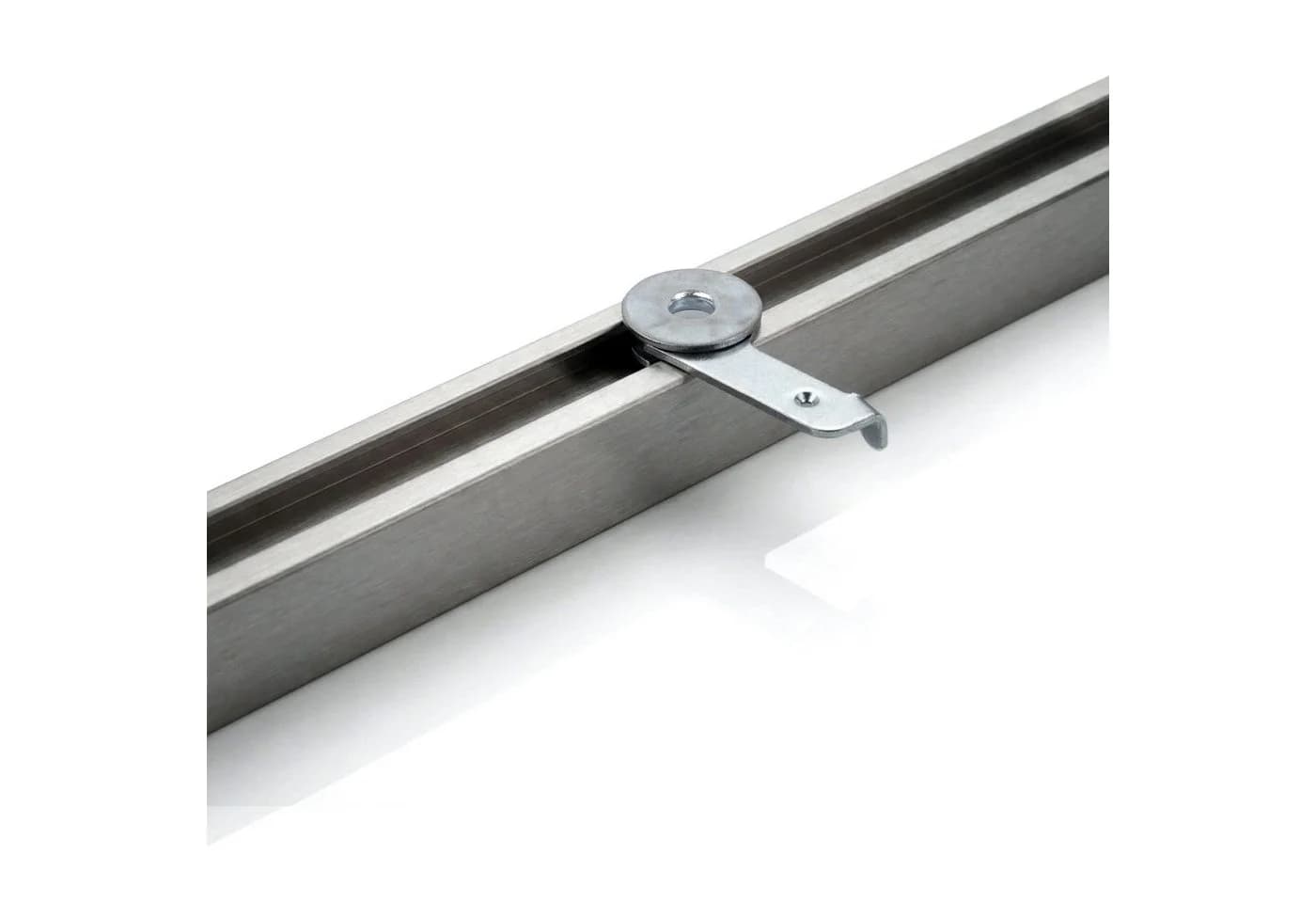 Deco-Raum Gardinenschiene Innenlauf Square Aluminium Silber - Bild 5