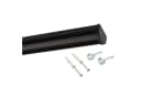Deco-Raum Gardinenschiene Round Schwarz Aluminium Bild 2
