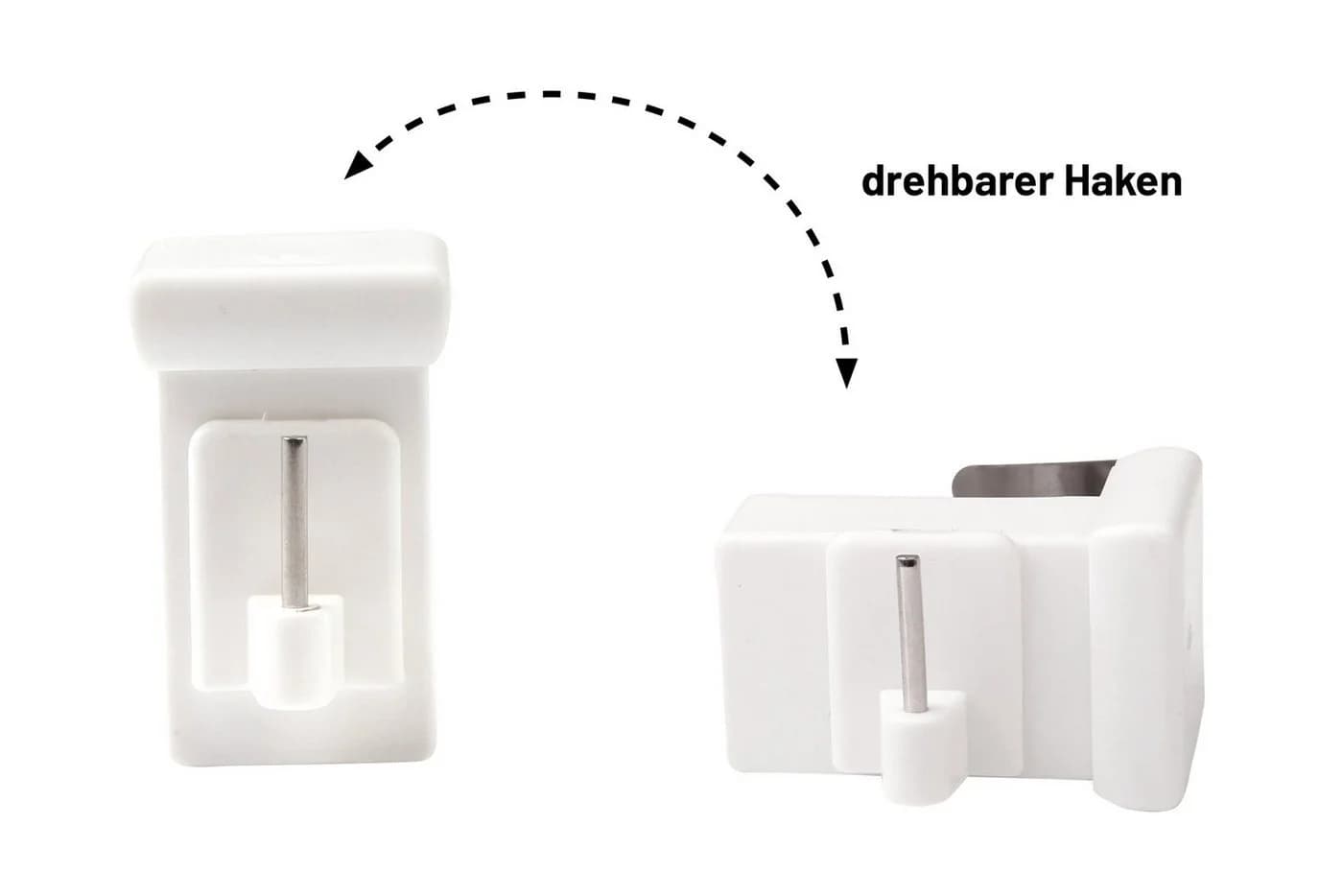 Deco-Raum Vitragenstange 1-läufig ausziehbar mit Klemmträgern - Bild 4