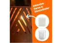 Bentson Windlichtsäule 2er Set Schwarz/Rost 75/95cm Bild 5
