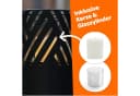 Bentson Windlichtsäule 2er Set Schwarz Rost Industrial Design Bild 5