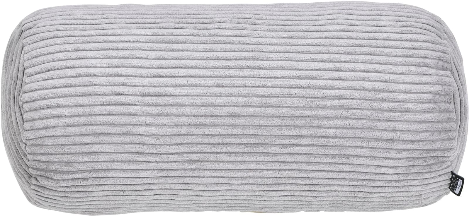 done.® Nackenrolle Zoom Silber Moderner Kordstoff