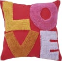 DONE. Dekokissen HAPPY L.O.V.E Bunt Baumwolle Schriftzug Bild 5