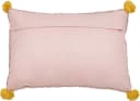 DONE. Dekokissen CUSHION HAPPY HELLO LOVELY Rosa Gelb Baumwolle Bild 1