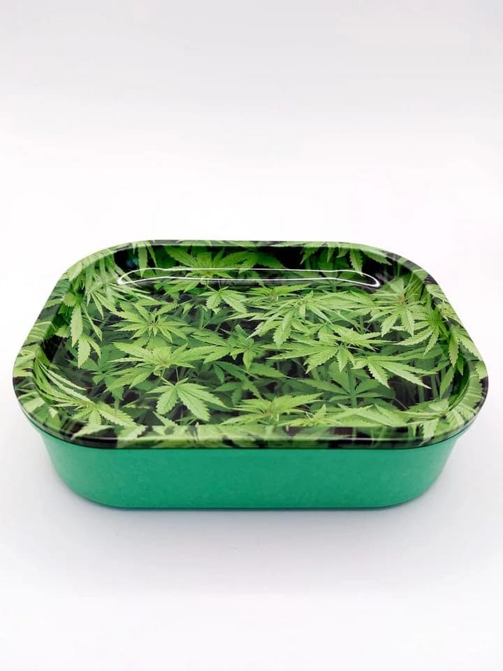 meytrade Cannabis Rolling Tray mit Aufbewahrungsbox & Joint Hülle - Bild 4