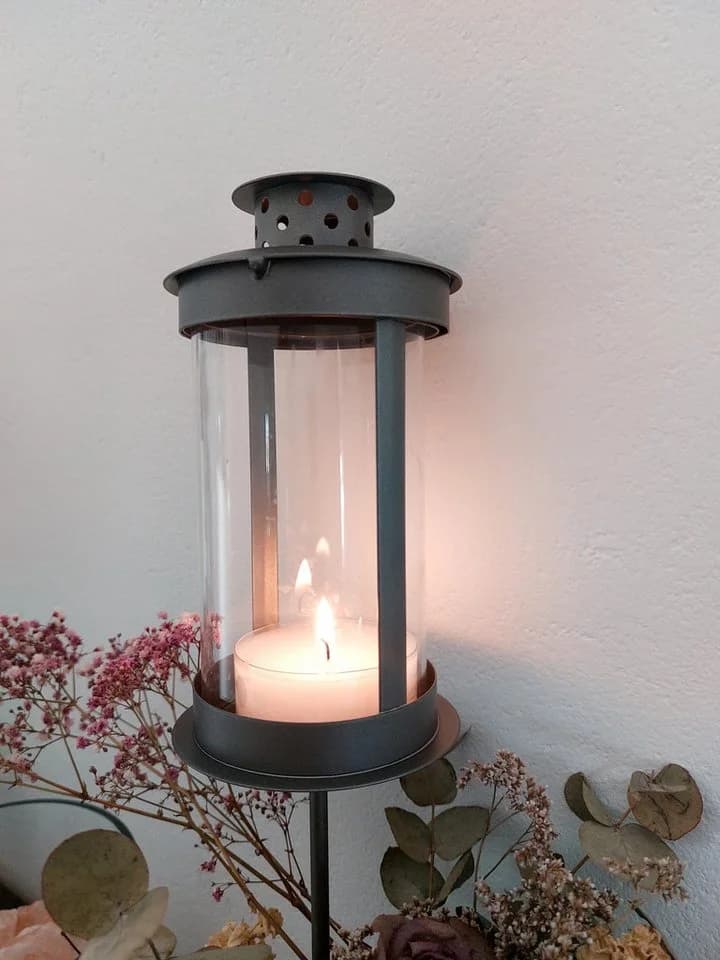 meytrade Kerzenlaterne 4-teilig mit Erdspieß für Garten - Bild 2