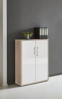 moebel-dich-auf Aktenschrank TABOR Beige 3 Fächer abschließbar Bild 1