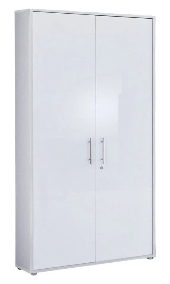 moebel-dich-auf Aktenschrank TABOR hoch grau 5 Fächer abschließbar - Bild 2