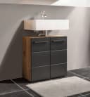 moebel-dich-auf Waschbeckenunterschrank VALENCIA Schwarz Bild 1