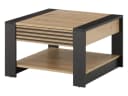 moebel-dich-auf Couchtisch FERRA Beistelltisch 1 Schubkasten Eiche Schwarz Bild 2