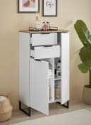 moebel-dich-auf Kommode ASPEN Highboard Schwarz matt Weiß matt Bild 3