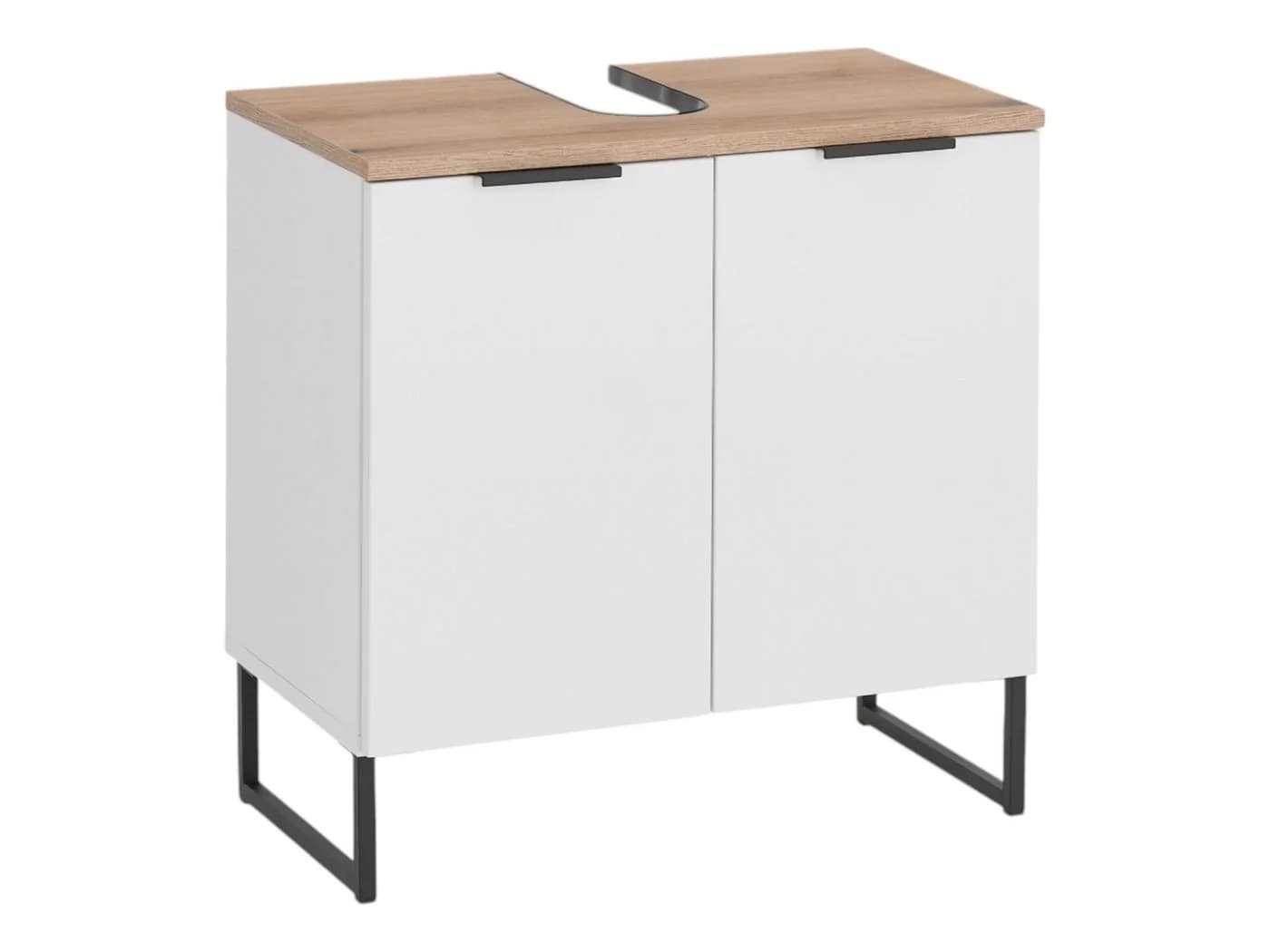 moebel-dich-auf Waschbeckenunterschrank Aspen Weiß Matt Softclose - Bild 2
